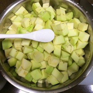 The practice measure of man of tomato braise eggplant 2