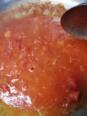 The practice measure of face of tomato egg hoosh 4