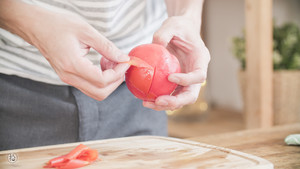 The practice measure of Bao of sirlon of tomato of electric rice cooker 2