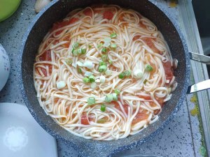 The practice measure of the tomato noodles in soup that treasure pa learns pregnant eat surely 14