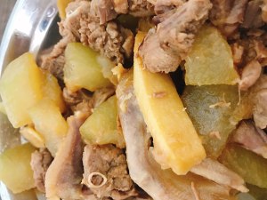 The Hakkas dish - the practice measure of duck of stew of wax gourd ginger 6