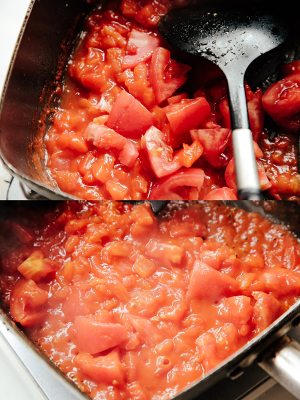 The operation is simple the practice measure of appetizing tomato sirlon Bao 10