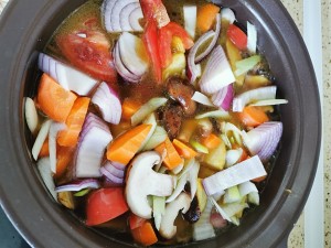 Tomato potato stews beef (high-pressured boiler edition) practice measure 13