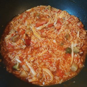 The practice measure of tomato stew meal 8