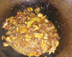 The practice measure that the duck heats soya bean 5