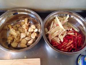 The practice measure of duck of Sichuan young ginger 2