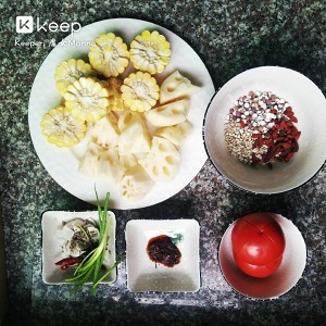 The practice measure of chaffy dish of tomato of soup of low fat bone 1