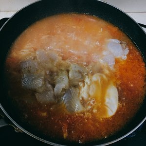 トマトドラゴンの魚のスープのホットヌードルの練習対策6