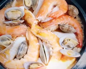 The practice measure of meal of tomato seafood braise 10
