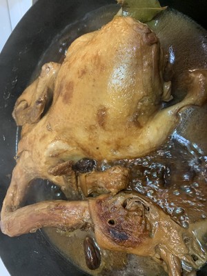 The practice measure of the duck of smoked plum stew that boil 6