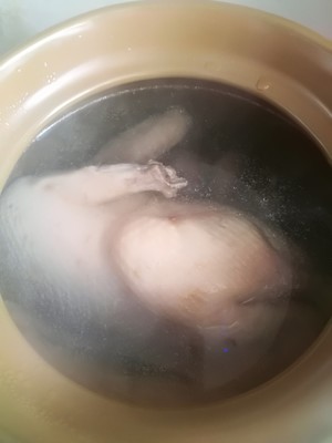 Soup of duck of wax gourd of the seed of Job's tears and the practice measure of the white flesh that cut duck 7