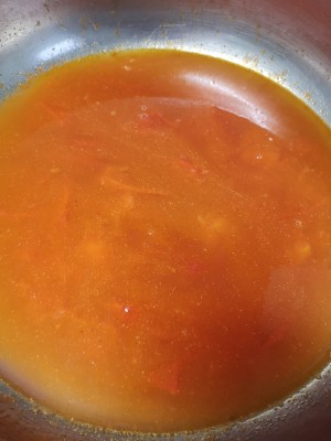 The practice measure of face of tomato egg hoosh 5