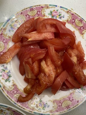 The practice measure of the beef tomato hoosh that does not add water 1
