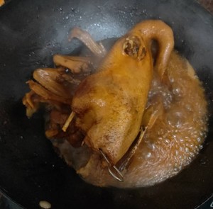 The practice measure of smoked plum duck 8