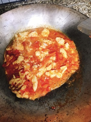 Tomato fries an egg (tomato scrambles egg) practice measure 6