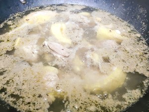 The practice measure that yam jade Zhu Sha enters a duck boiling water 5
