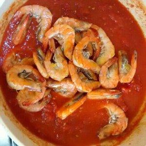 The practice measure of tomato shrimp 11