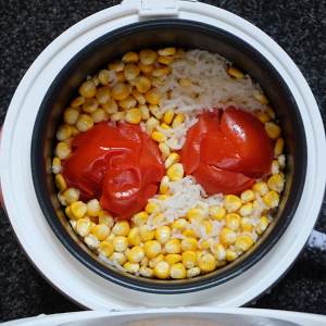 Whole tomato meal is strengthened edition [meal of two tomato corn] practice measure 2