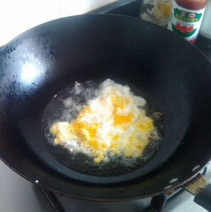 The practice measure that egg of tomato dish leaf fries a meal 2
