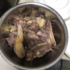 The practice measure of soup of the duck that stew 2