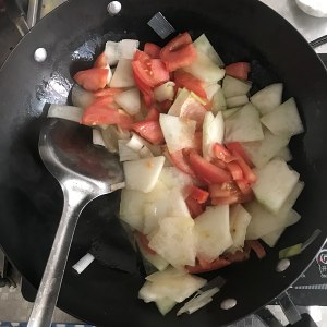 The practice measure that tomato fries wax gourd 3