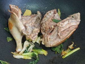 The practice measure of duck of mint of sweet stir-fry before stewing 8