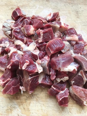 The practice measure of the beef of potato of quick worker tomato that stew 1