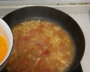 The practice measure of soup of a knot in one's heart of tomato egg face 6