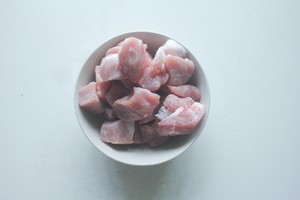 Pork tomato stews dish, Han Zeng " the friend of coffee " practice measure 3