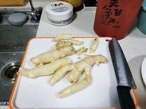 Acerbity child the practice measure of ginger stew duck 1