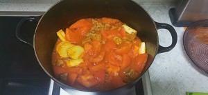 The practice measure of soup of sirlon of tomato Chinese flowering quince 7