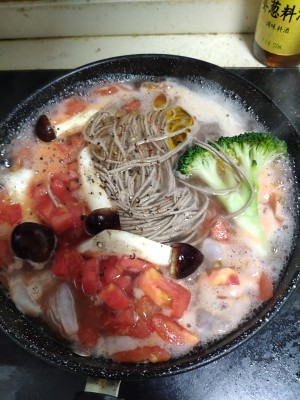 The practice measure of face of beef of buckwheat of tomato Xianggu mushroom 4