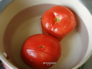 4を煮込んだトマトのサーロンの練習法