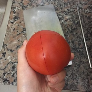 10秒早く トマトの皮1 