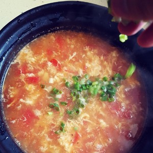 Dish of dawdler quick worker, the practice measure of tomato egg soup 15
