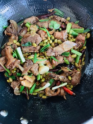The practice measure that young soya bean burns a duck 7