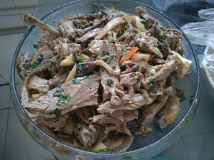 The practice measure of duck of lemon of Guangxi cold and dressed with sause 7