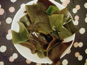 The practice measure of soup of kelp yam duck 1