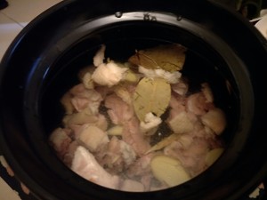 The practice measure of soup of kelp yam duck 4