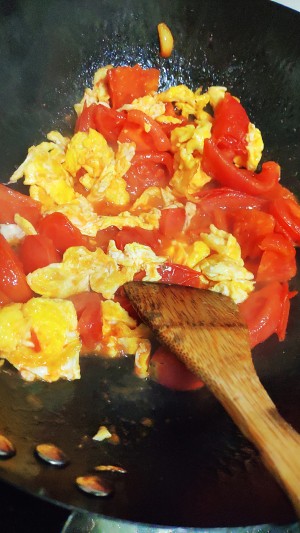 The practice measure that tomato scrambles egg 9