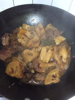 The practice measure that the duck burns lotus root 13