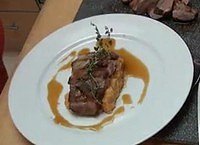 The practice move that decoct duck bosom matchs fragrant citrus sauce 7