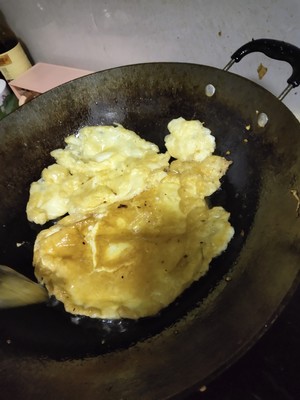 The practice measure that golden soup tomato fries an egg 5