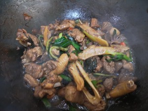 The practice measure of duck of purple perilla stew 5