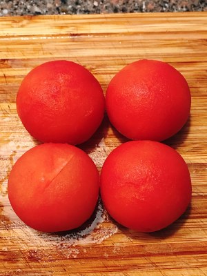 ジューシーなトマトスクランブルエッグ2を作る方法の練習
