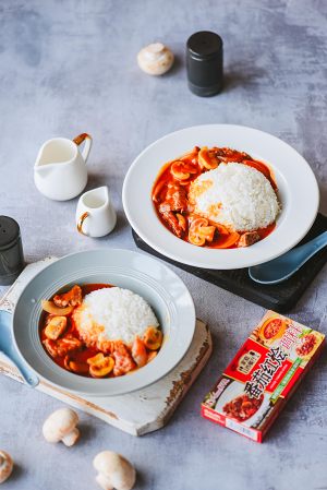 The practice measure of meal of beef of tomato red cook with meat 11