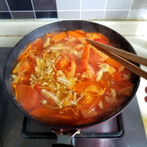 Fish of tomato Ba Sha (reduce weight) practice measure 6