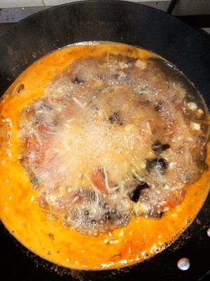 The practice measure with super and delicious ^ - ^ of tomato mushroom soup 5
