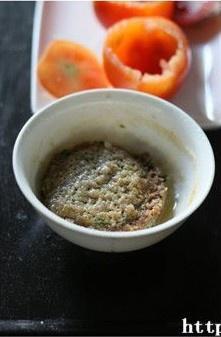 The practice measure of tomato flesh small cup 4