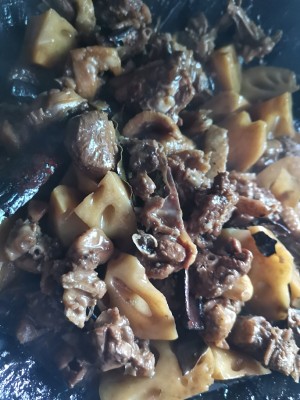 The practice measure of duck of lotus root stew 8